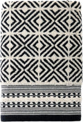 SKL Home Diamond Grid Bath Towel, Premium 100% Cotton by SKLHomebySaturdayKnightLtd