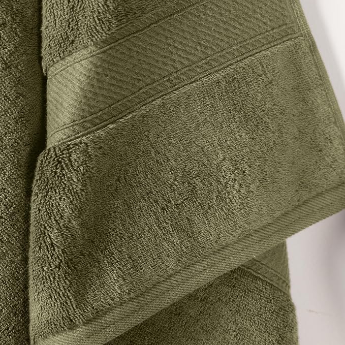 SUPERIOR Egyptian Cotton Plush & Absorbent, Bath Towel Set of 2, | Quick Dry - Image 3