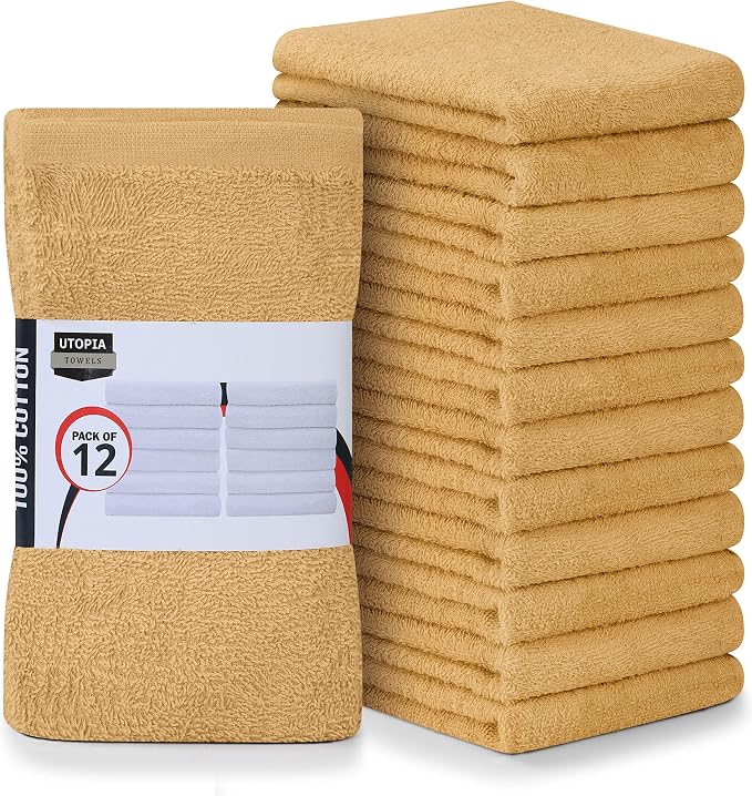 Utopia Towels Kitchen Bar Mops, 16x19 in, 100% Cotton, Machine Washable by Unknown