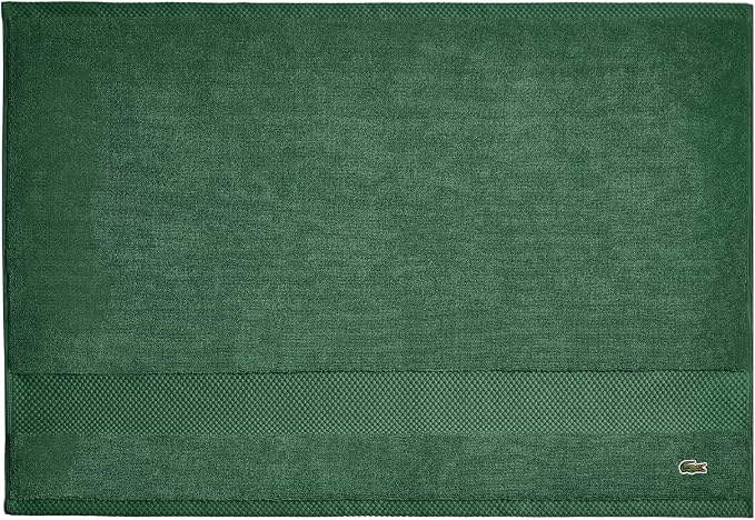 Lacoste Heritage 100% Supima Cotton Tub Mat 21" x 31", Croc Green | Highly by Unknown