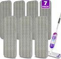 Washable Mop Pads for Swiffer PowerMop: Microfiber Wet Mops Refills 7 Pack by MEXERRIS