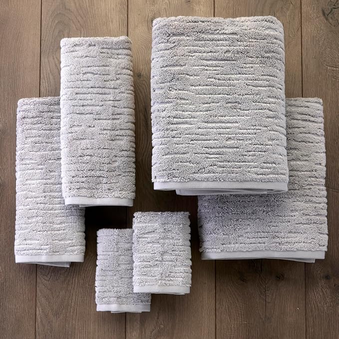 SKL Home CloudSoft Bath Towel Set, 100% Cotton Luxury, 2 hand towels, 2 - Image 2