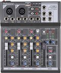 Audio2000'S AMX7303- Professional Four-Channel Audio Mixer with USB and DSP Processor