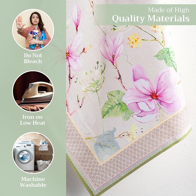 Maison d' Hermine Kitchen Towels Set of 3 Reusable 100% Cotton 27.50" x 20" - Image 3