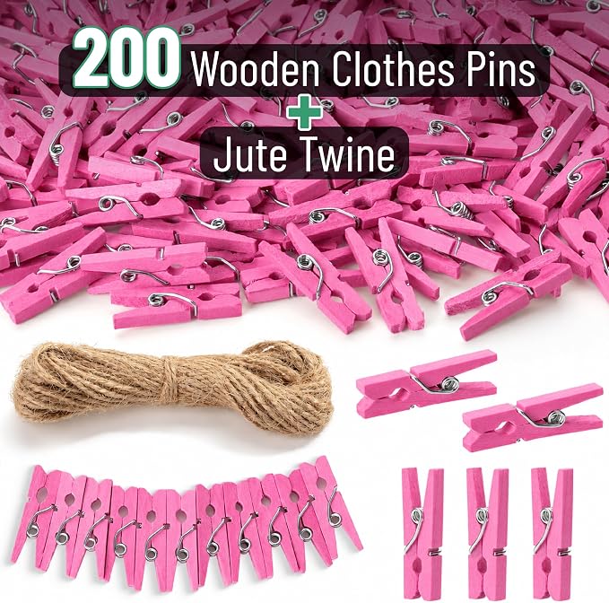 Mr. Pen- Mini Wooden Clothes Pins - Image 2