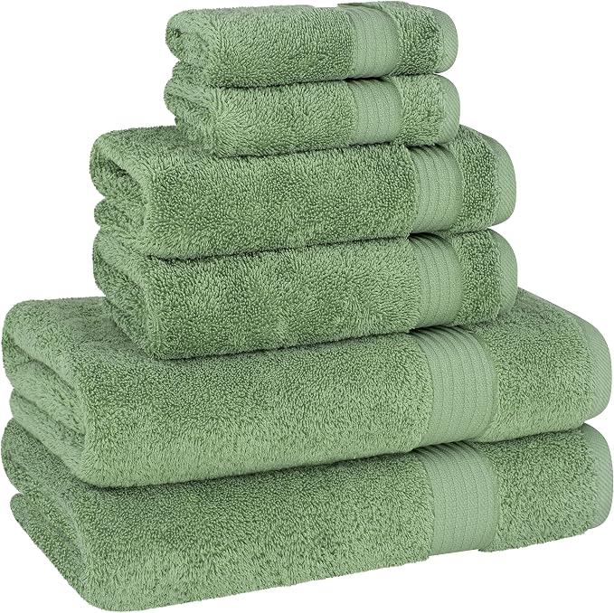 Cotton Paradise Towel Set of 6, 2 Bath Towels, 2 Hand Towels and 2 Washcloths - Image 5
