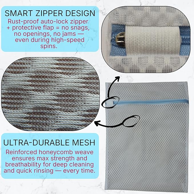 Mesh Laundry Bags for Delicates – 3 Pack - Image 4