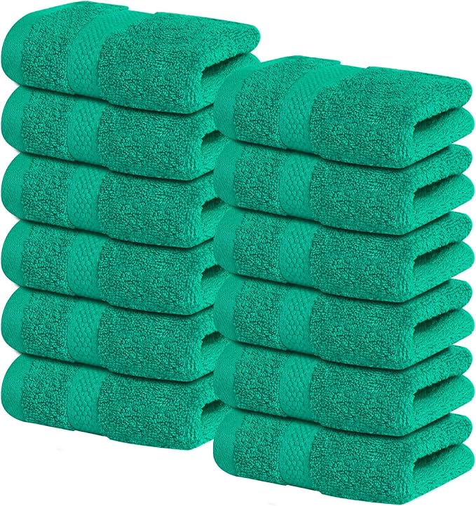 Infinitee Xclusives 100% Cotton Luxury Wash Cloths by InfiniteeXclusives