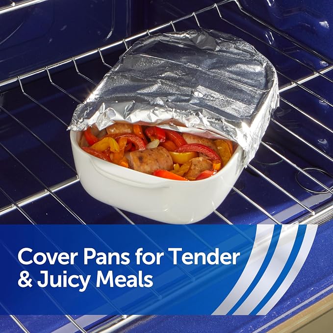 Reynolds Wrap Heavy Duty Foil Sheets, 30 Sheets, 150 Total | Pre-cut pop-up - Image 7