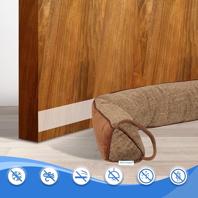 NABOWAN Weighted Door Draft Stopper — Triangular Under-Door Gap Filler - Image 5