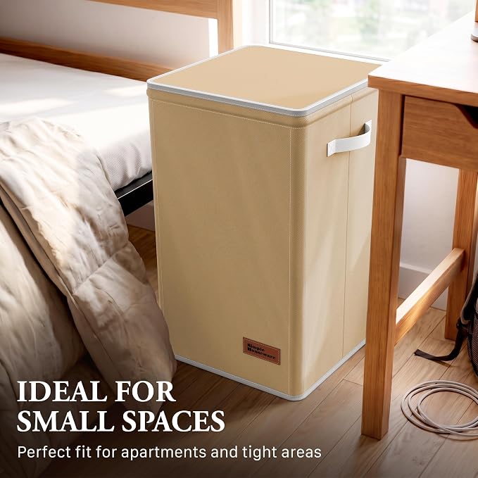 Simple Houseware Foldable Laundry Hamper Basket - Image 7