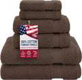 American Veteran Towel, 100% Cotton Turkish 6 Piece Towel Set, Luxury Towels by AmericanVeteranTowel