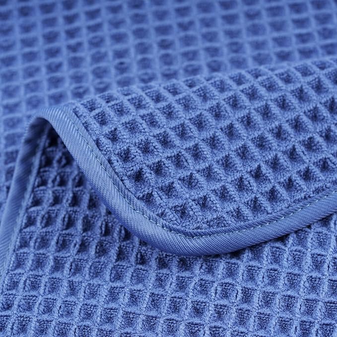 POLYTE 430 GSM Poly Blend Microfiber Quick Dry Waffle Hand Towel, 16x30 in | 4 - Image 5
