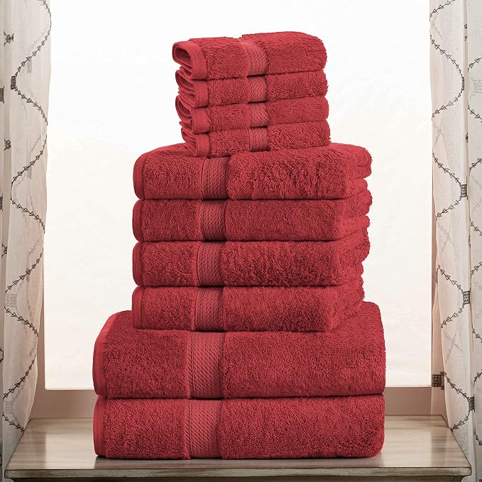 Superior Egyptian Cotton Ultra Plush & Absorbent, 10 Piece Set, Soft Luxury - Image 2