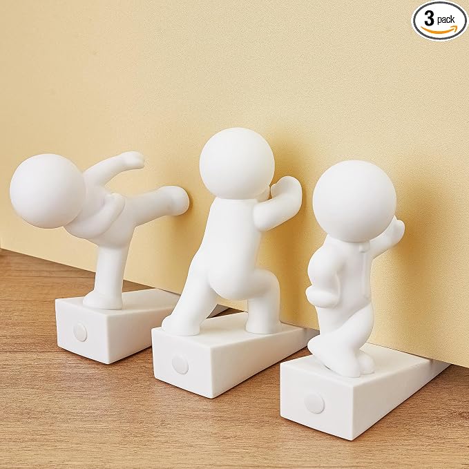 Cute Door Stopper, Decorative Door Wedge by Omoojee