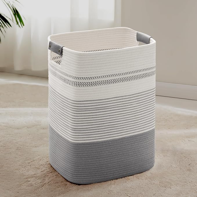 75L Tall Woven Laundry Basket Hamper by SunNewt