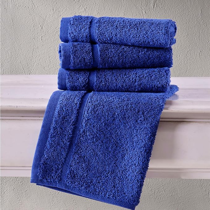 Hawmam Linen Luxury Cotton Washcloths 13x13 Inch - Image 4