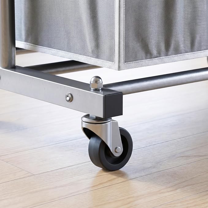 Simple Houseware Laundry Sorter Cart - Image 3