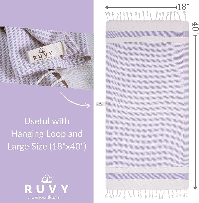 Ruvy Home Basics Turkish Hand Towels - Image 3