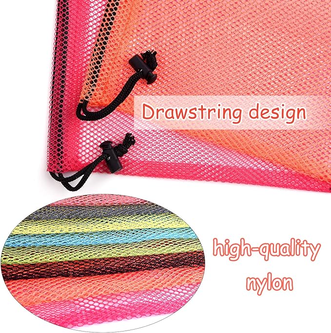 KUUQA 10 Pcs Mesh Drawstring Bag - Image 3