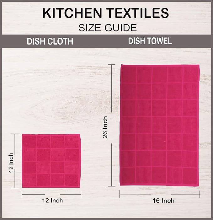 AMOUR INFINI Dish Cloths for Washing Dishes Set of 8 - Image 7