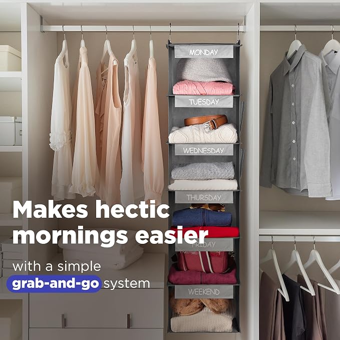 Handy Laundry Hanging Clothes Organizer - Image 6