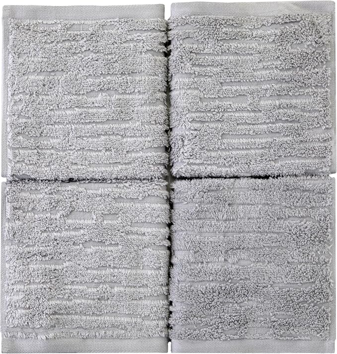 SKL Home CloudSoft Washcloth Set, 100% Cotton Luxury - Image 2