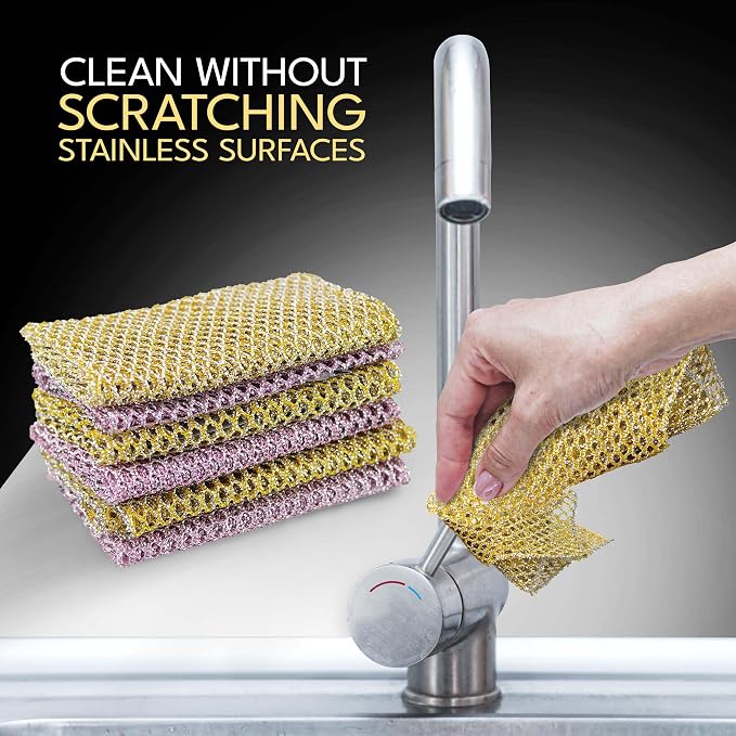Non-Scratch Dish Scrubbers — Outlasts 7+ Sponges, Stays Odor-Free | Replace - Image 8