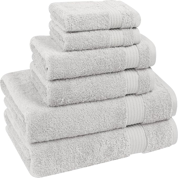 Cotton Paradise Towel Set of 6, 2 Bath Towels, 2 Hand Towels and 2 Washcloths - Image 5