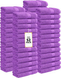 Ample Decor 100% Cotton Hand Towels 18x28 Inches, 600 GSM, Soft & Absorbent by AmpleDecor