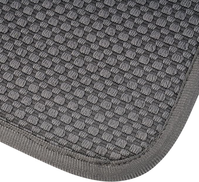 FRESHMINT Dish Drying Mats 2 Pack, Ultra Absorbent, Microfiber, Washable & - Image 7