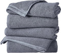Great Bay Home 100% Cotton 4 Pack 54x27 Bath Towel Set by GreatBayHome