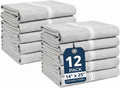 LANE LINEN Kitchen Dish Towels 100% Cotton Absorbent Lint-Free 12 Pack by LaneLinen