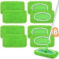 8 Pack Reusable Mop Pads Compatible by YHOVID