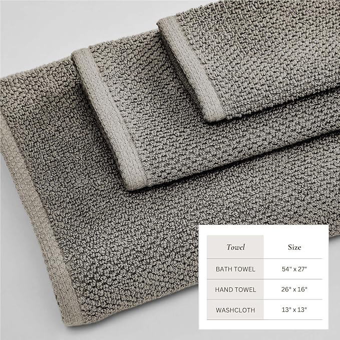 Great Bay Home 100% Cotton 6 Piece Towel Set - Image 4