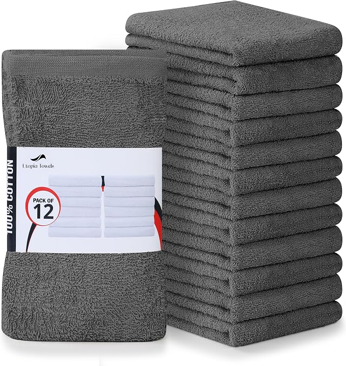 Utopia Towels Kitchen Bar Mops, 16x19 in, 100% Cotton, Machine Washable by Unknown