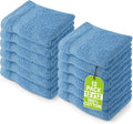Utopia Towels 12 Pack Premium Wash Cloths, 100% Cotton, Electric Blue | Highly by Unknown