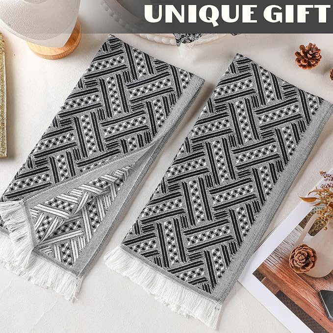 HunnmingRe 9 Pack Boho Hand Towel - Image 3