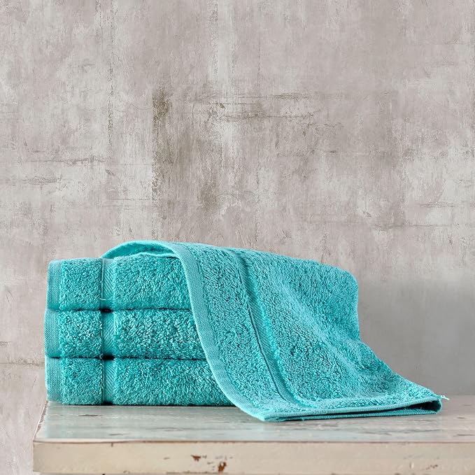 Hawmam Linen Luxury Cotton Washcloths 13x13 Inch - Image 4