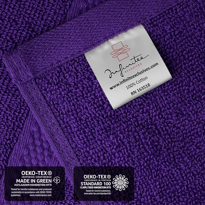 Infinitee Xclusives 100% Cotton Hand Towels - Image 5