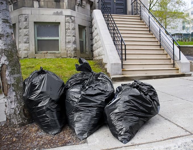 Tasker Contractor Garbage Bags 55 Gallon 3 Mil Heavy Duty 60 Gal Contractor - Image 6