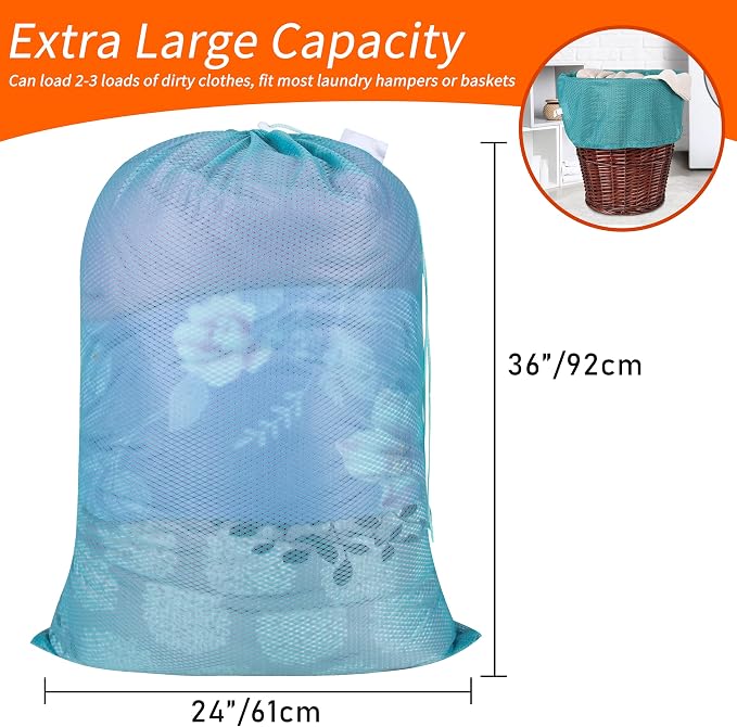 Polecasa Heavy Duty Diamond Mesh Laundry Bag - Image 3