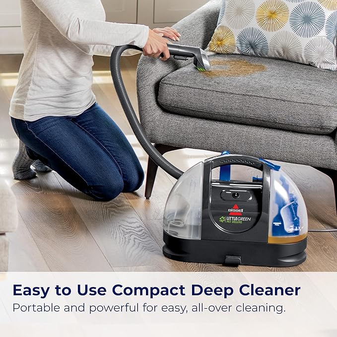 BISSELL Little Green Pet Deluxe Portable Carpet Cleaner - Image 5