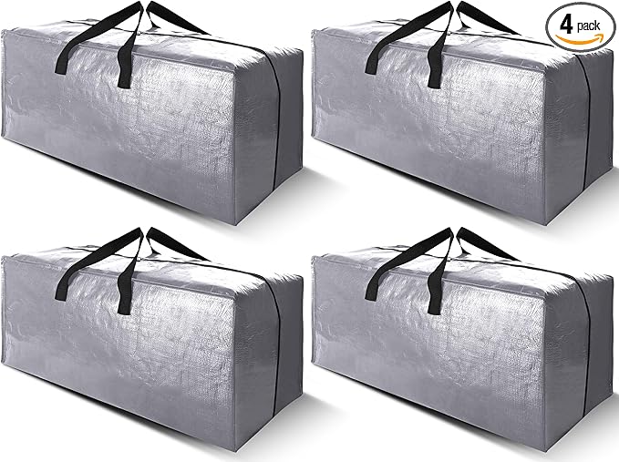 Cosy Family 4 Pack Heavy Duty Extra Large Moving Bags by Cosy+Family