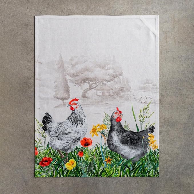 Maison d' Hermine Kitchen Towels Set of 3 Reusable 100% Cotton 27.50" x 20" - Image 9