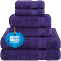 Cotton Paradise 6 Piece Towel Set, 100% Cotton Soft Absorbent Turkish Towels by UNITEDHOMETEXTILE
