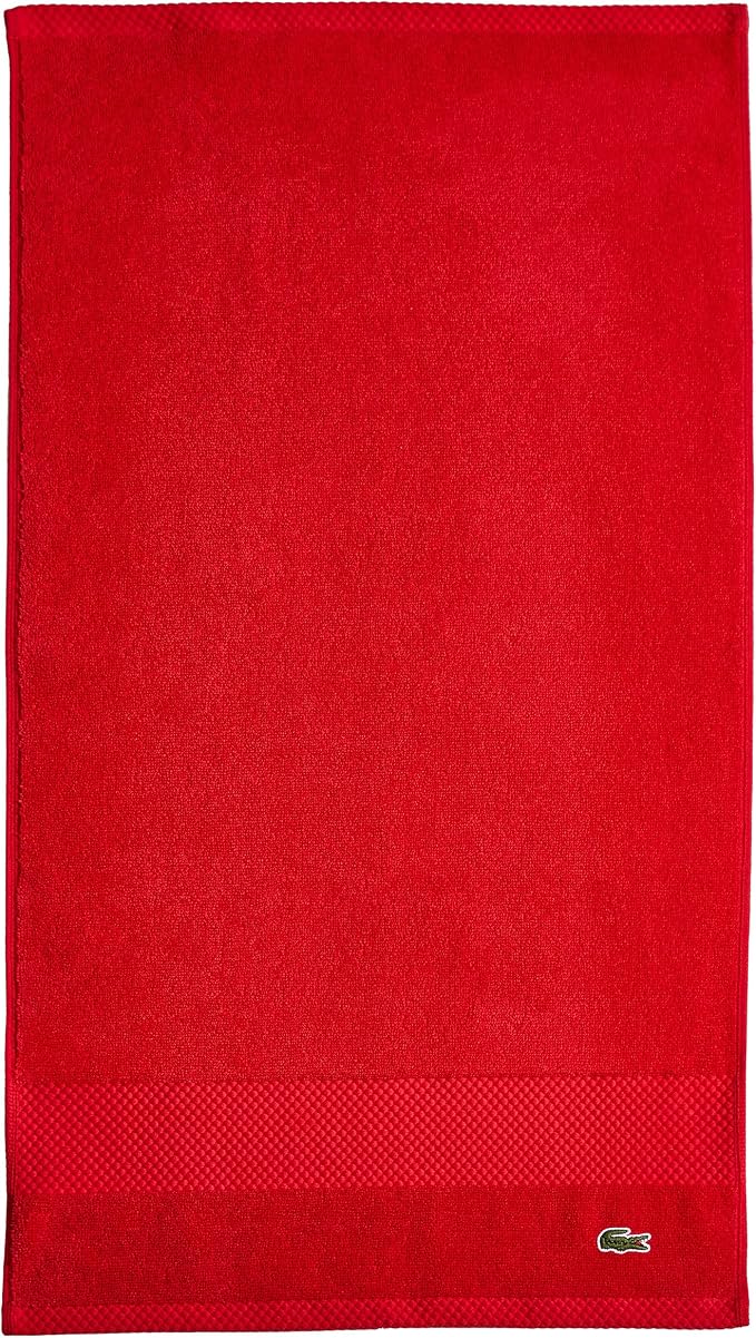 Lacoste Heritage 100% Supima Cotton Hand Towel 16" x 30", Formula 1 | Highly by Unknown