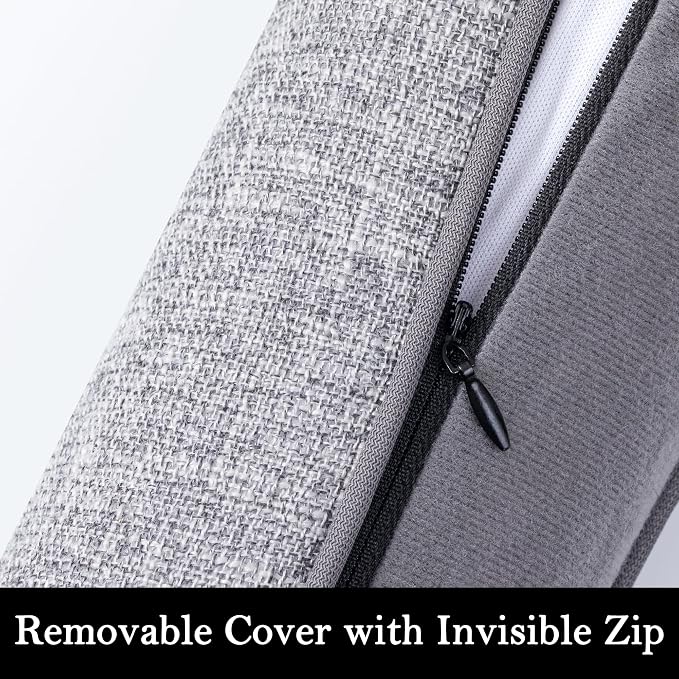 Sunolga Linen Door Draft Stopper, Removable Washable Cover, Blocks Hot and Cold - Image 3