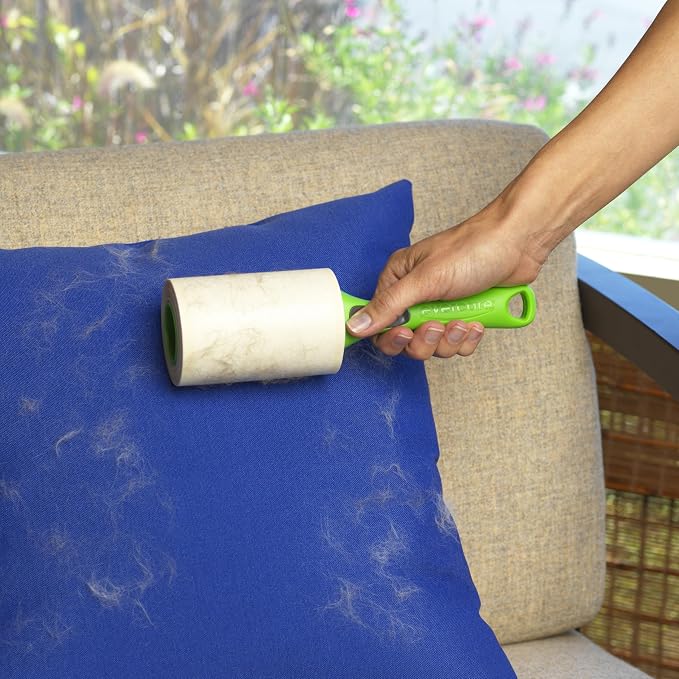 Evercare Pet Hair Lint Rollers All Purpose Use 100 Easy-Tear Sheets Per Roll - Image 4