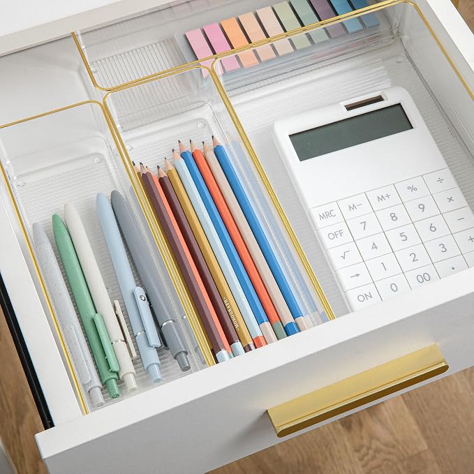 Martha Stewart Kerry Stackable Desk Drawer Organizers - Image 5